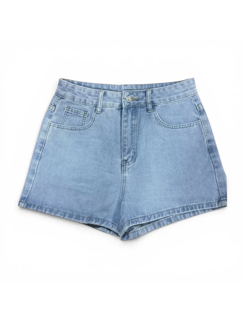 Denim Bow Pocket Shorts